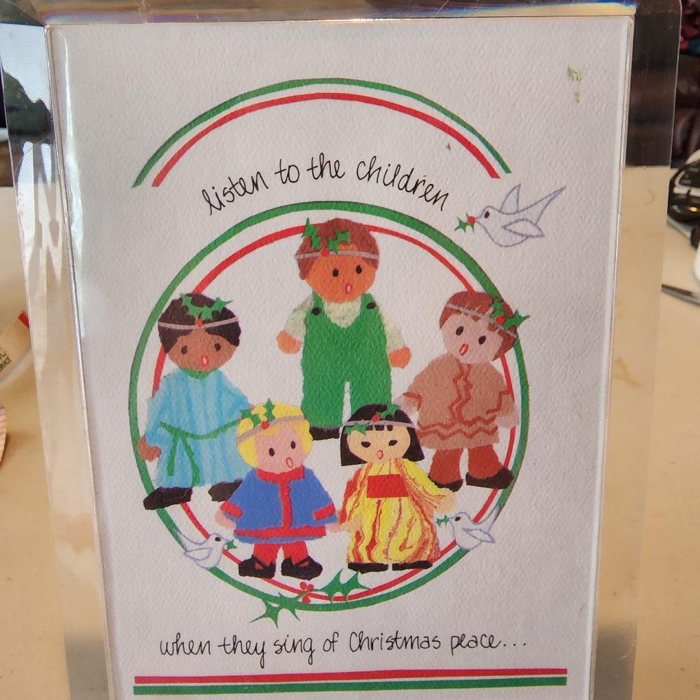 It takes two inc. Musical picture frame Silent Night